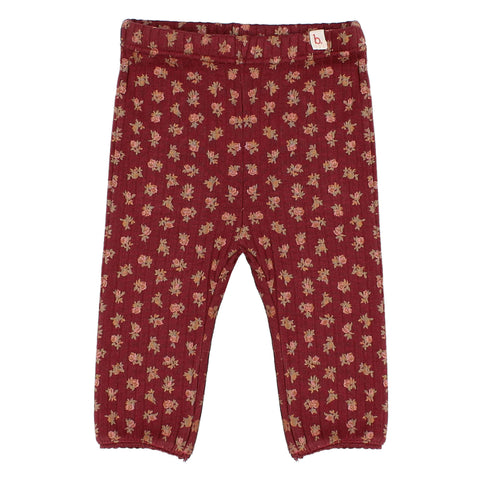 Buho BB Cottage Rib Legging Pomegranate by Búho Barcelona