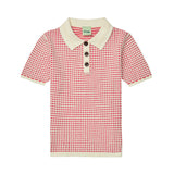 Fub Polo Shirt Ecru/Ruby Red