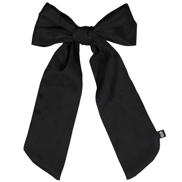 Knot Hairbands Satin Long Bow // Black