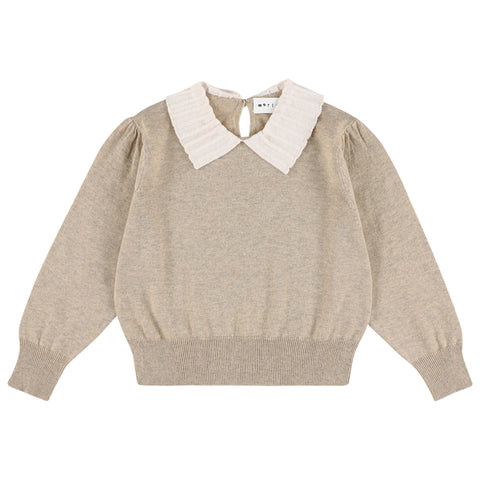 Morley Zamora Girls Cropped Pull Breccia