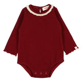 Buho BB Soft Rib Bodysuit Pomegranate