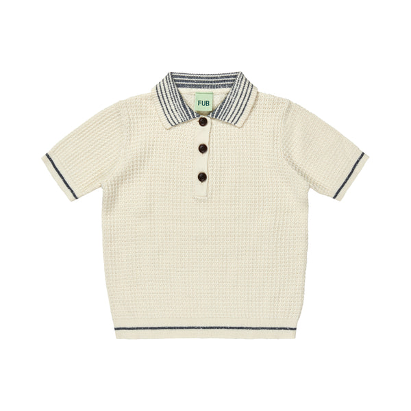 Fub Structure Polo Ecru