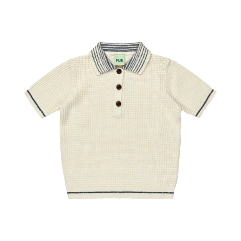 Fub Structure Polo Ecru