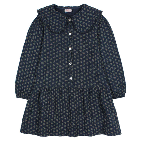Buho Cottage Maxi Dress Navy by Búho Barcelona