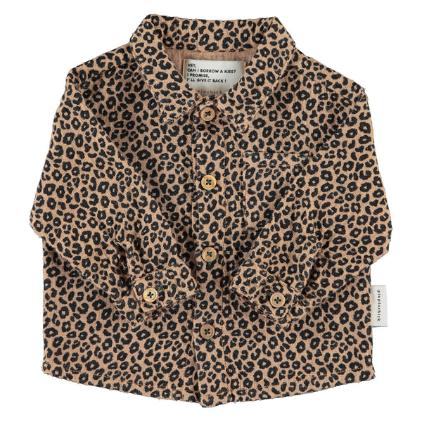Piupiuchick Shirt | Brown W/ Animal Print