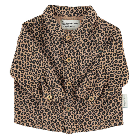 Piupiuchick Shirt | Brown W/ Animal Print