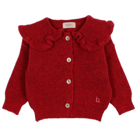 Buho BB Girly Cardigan Cherry by Búho Barcelona