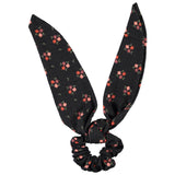 Piupiuchick Scrunchie | Black W/ Flowers