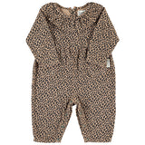 Piupiuchick Short Dress | Brown W/ Animal Print