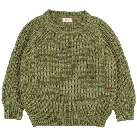 Buho Botonato Jumper Green Tea by Búho Barcelona