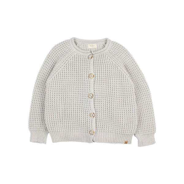 Buho Soft Knit Cardigan Light Grey