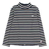 Buho Fancy Stripes T-Shirt Navy by Búho Barcelona