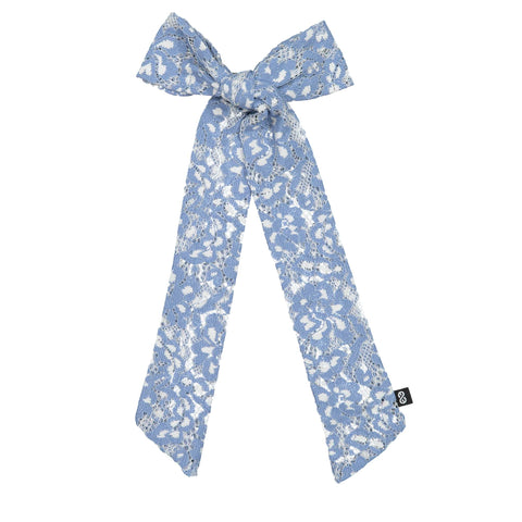 Knot Hairbands Chantilly Bow // Blue
