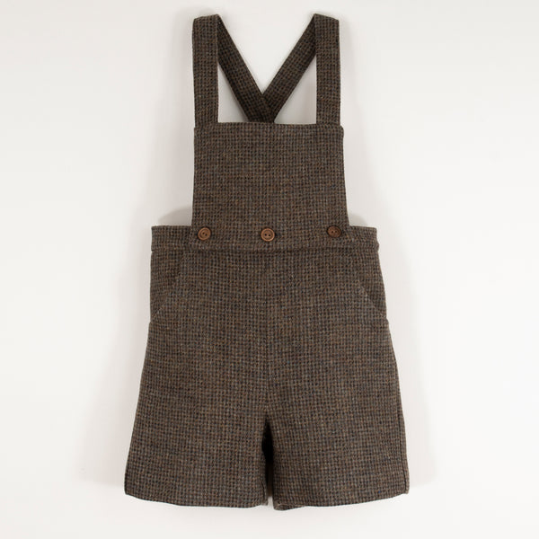 Popelin Multi-Coloured Woollen Long Romper Suit With Straps