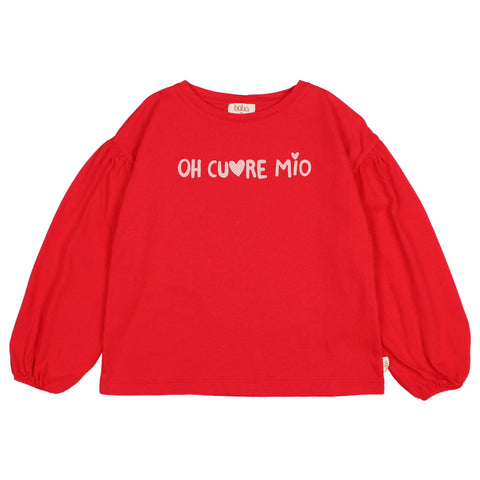 Buho Cuore T-Shirt Poppy Red