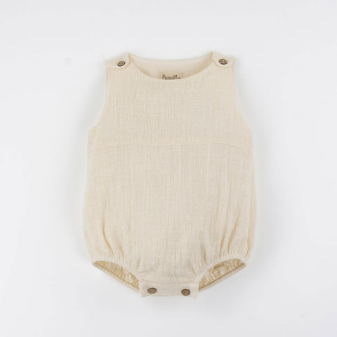 Popelin Off-White Baby Romper Suit ||50.2