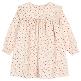 Buho Mini Cuore Dress Cream Pink by Búho Barcelona