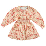 Morley Zola Girls Dress With Smock Rose