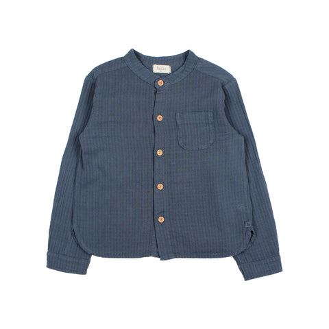 Buho Pocket Shirt Antic Blue