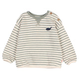 Buho BB Soft Stripes Sweatshirt Eucalyptus