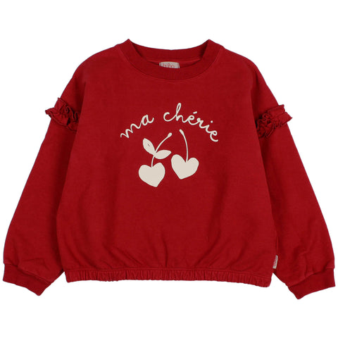 Buho Cherie Sweatshirt Cherry