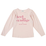 Tocoto Vintage Girl T-Shirt "Feel So Vintage" Pink