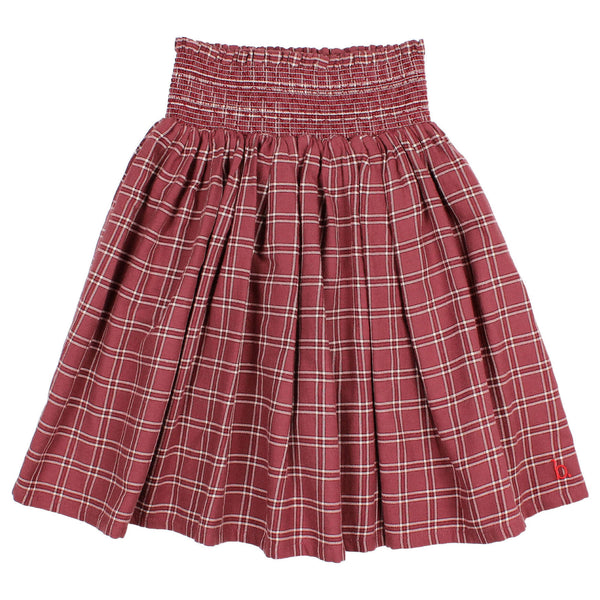 Buho Tartan Skirt Pomegranate by Búho Barcelona