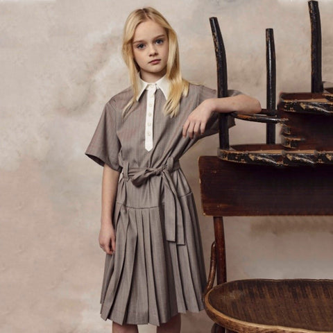 Unlabel Dew Dress Sand Stripes
