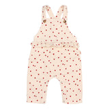 Buho BB Mini Cuore Dungaree Cream Pink by Búho Barcelona
