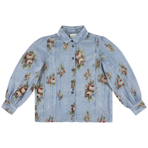 Morley Zima Girls Shirt Bleu
