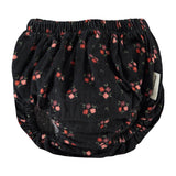Piupiuchick Baby Shorties | Black W/ Flowers