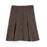 Popelin Multi-Coloured Woollen Skirt With Gusset