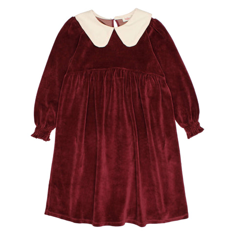 Buho Velvet Dress Pomegranate by Búho Barcelona