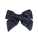 Knot Hairbands Bud Bow // Navy