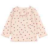 Buho BB Mini Cuore T-Shirt Cream Pink by Búho Barcelona