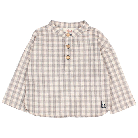 Buho BB Vichy Shirt Grey by Búho Barcelona