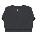 Piupiuchick Sweatshirt |Faded Black W/ "Jimi Hendrix" Print