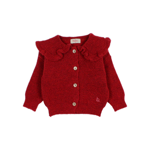 Buho BB Girly Cardigan Cherry