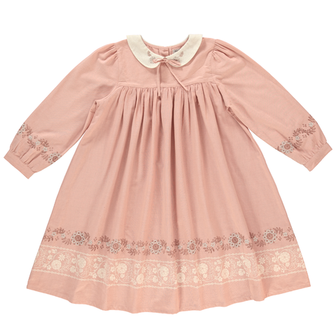 Bebe Organic Scarlet Dress Dusty Blooms