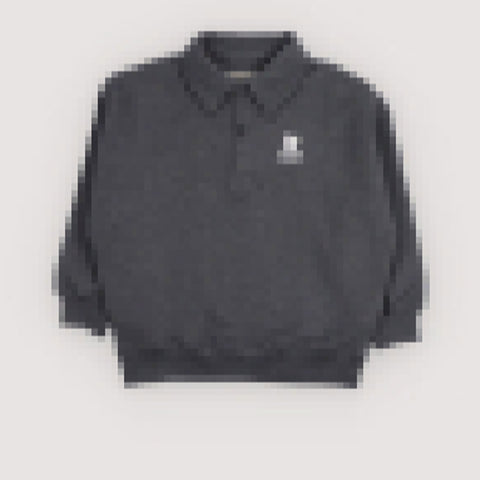 The New Society TNS Logo Special Polo Galactic Grey Melange