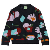 Fub Jaquard Sweater Dark Navy