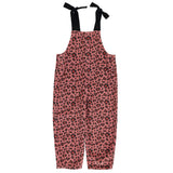 Piupiuchick Dungarees Pink W/ Animal Print
