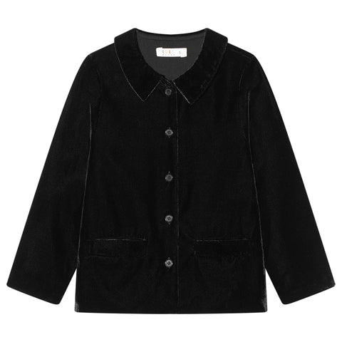 Coco Blanc Black Velvet Suit Black