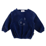 Loud Apparel Kids Blouse Blue Navy