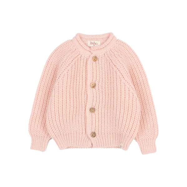 Buho BB Soft Knit Cardigan Rose