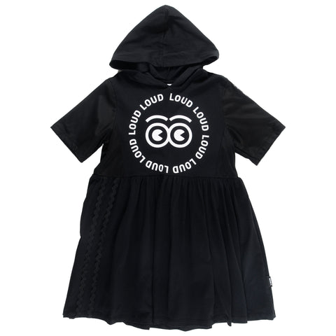 Loud Apparel Spiaggia Dress Hood Black