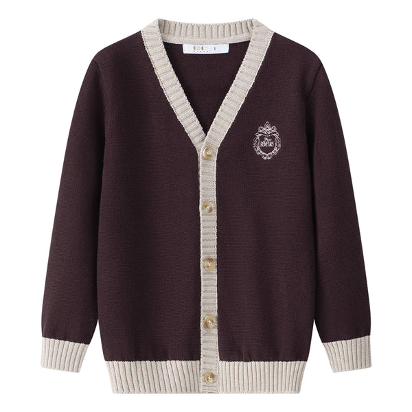 Coco Blanc Cardigan Burgundy