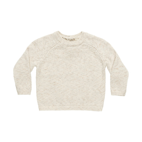 QUINCY MAE KNIT SWEATER || SPECKLED NATURAL