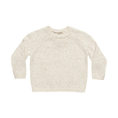 QUINCY MAE KNIT SWEATER || SPECKLED NATURAL