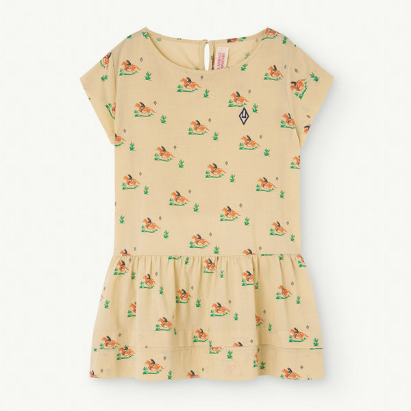 The Animals Observatory Hummingbird Kids Dress Beige